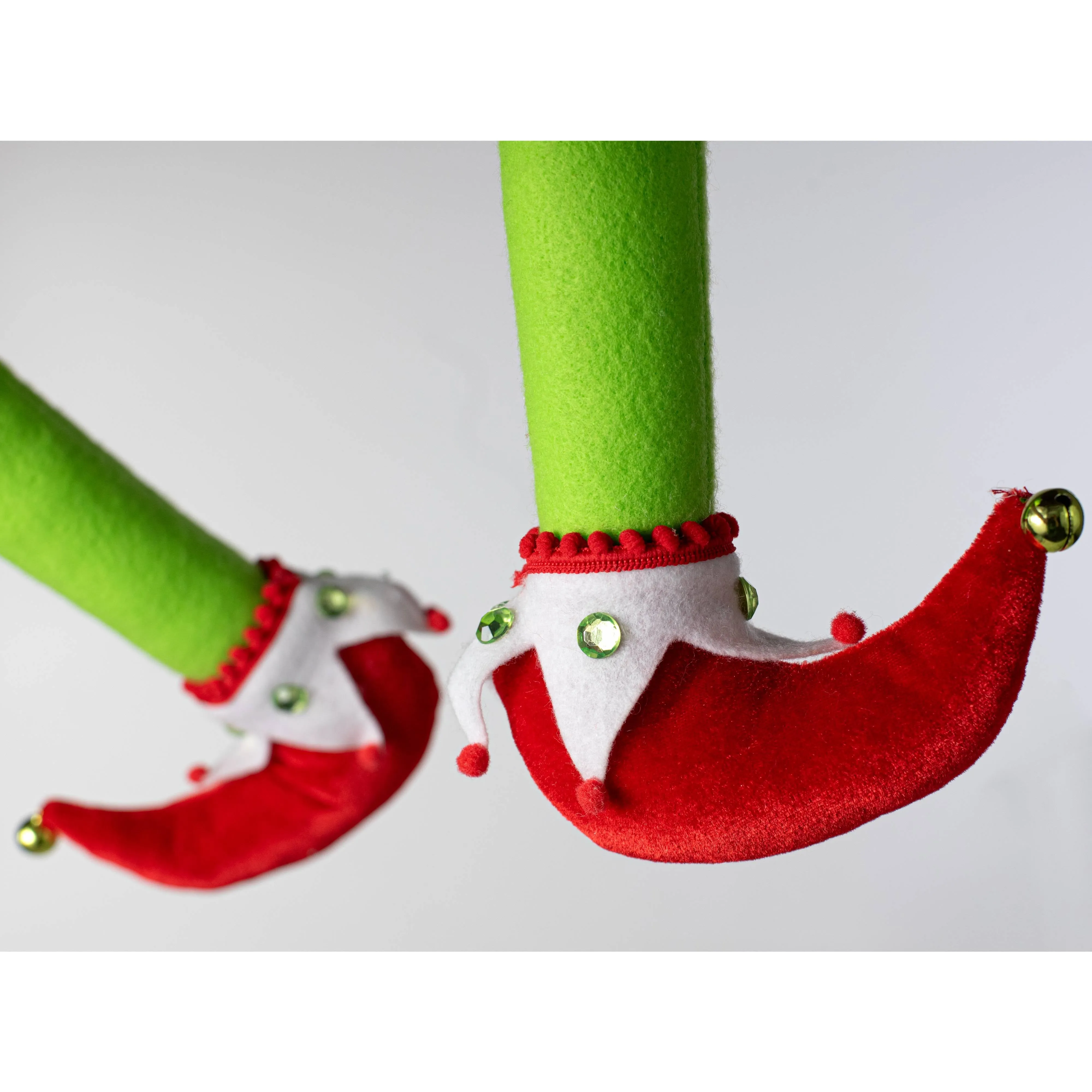 22" Plush Christmas Monster Elf Legs with Hanger