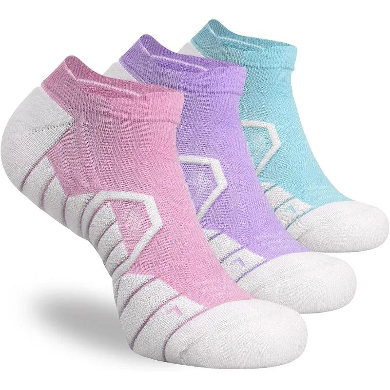 3 Pairs Athletic Anti Blister Running Socks - Performance and Comfort