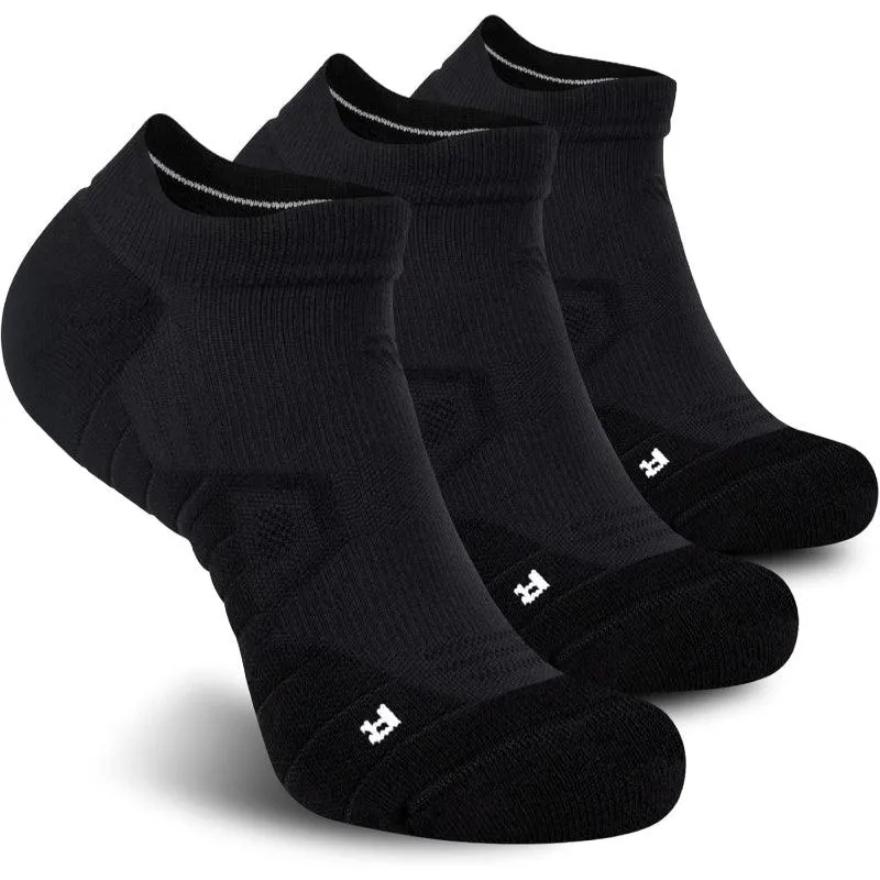 3 Pairs Athletic Anti Blister Running Socks - Performance and Comfort