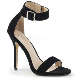 5 Inch Heel AMUSE-10 Black Velvet