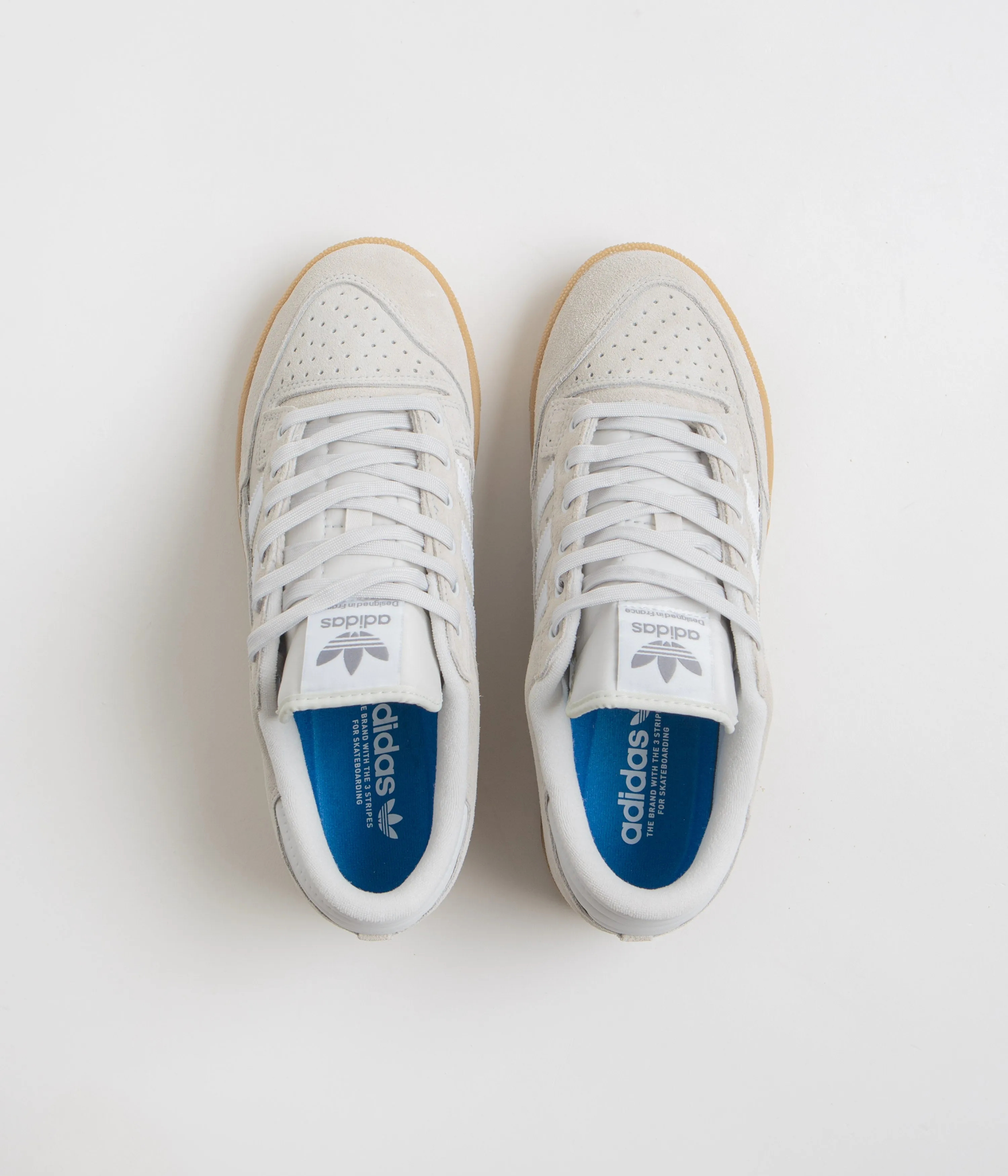 Adidas Centennial 85 Low ADV Shoes - Crystal White / Cloud White / Gum