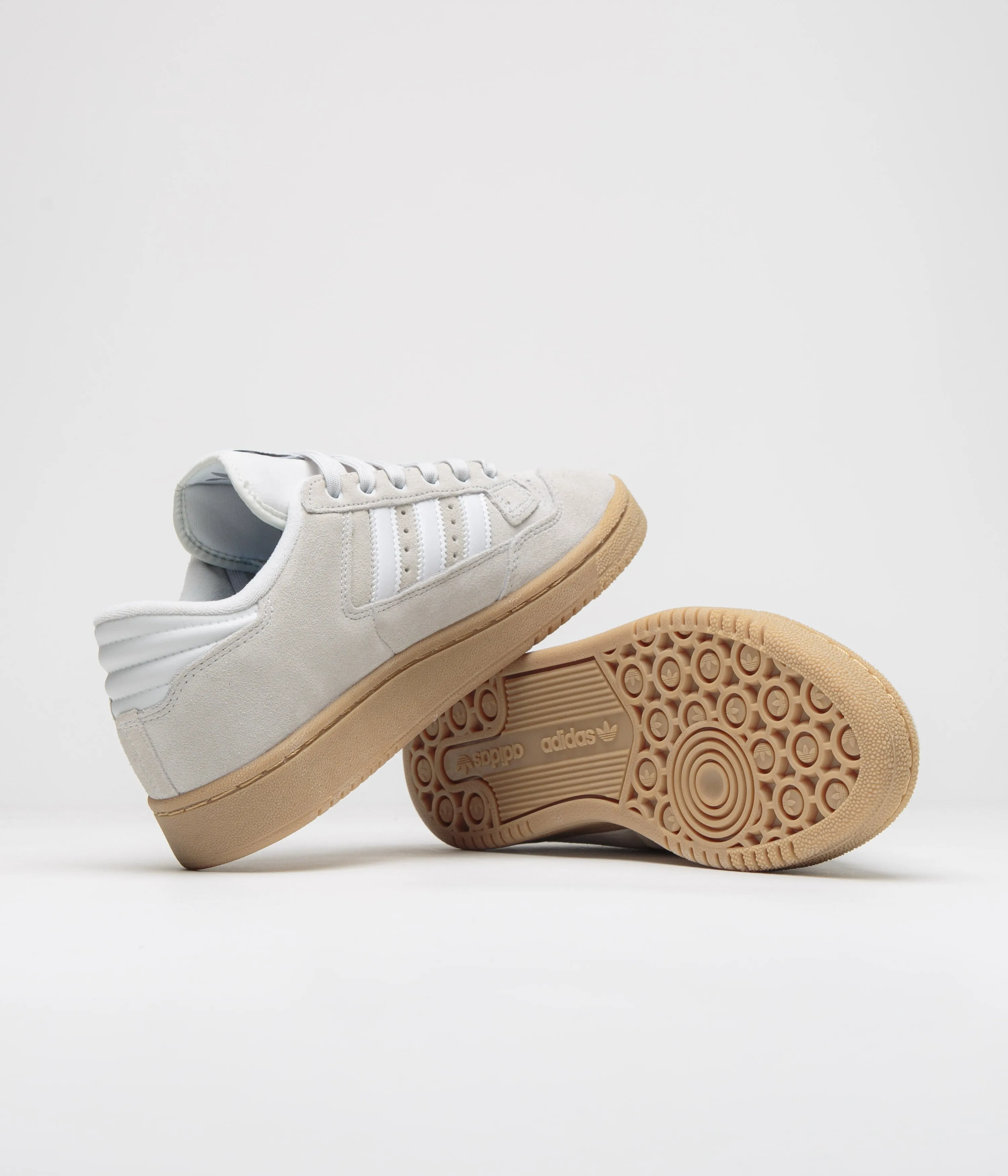 Adidas Centennial 85 Low ADV Shoes - Crystal White / Cloud White / Gum