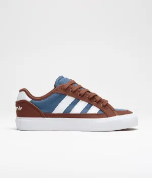 Adidas Court TNS Premiere Shoes - Brown / FTWR White / Crew Blue