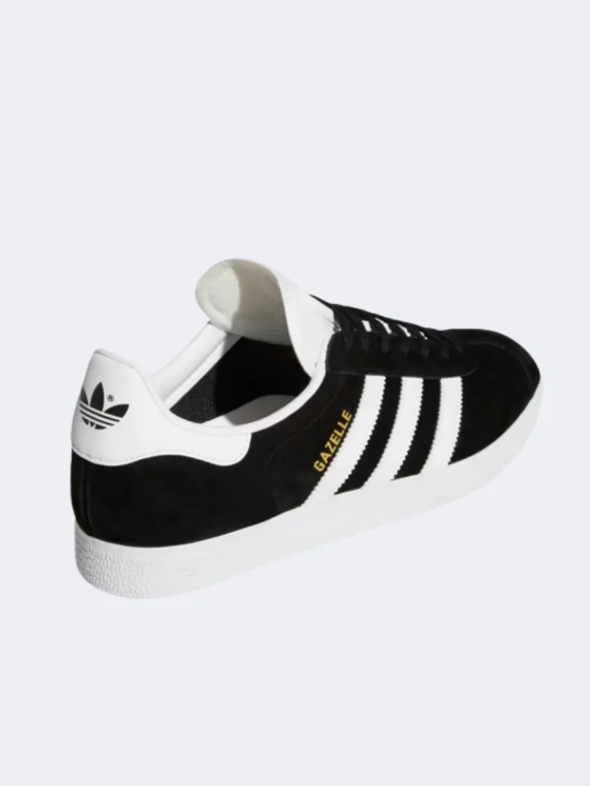 Adidas Gazelle Men Original Shoes Black/White/Gold