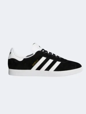 Adidas Gazelle Men Original Shoes Black/White/Gold