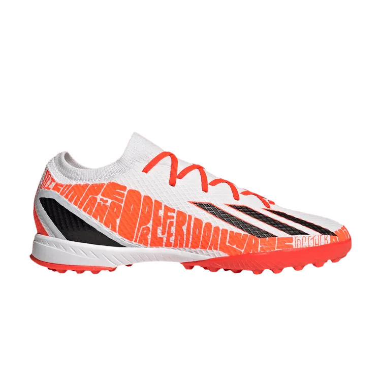 Adidas JR X Speedportal Messi.3 TF-White Solar Red