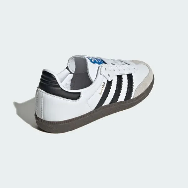 Adidas Kids' Samba Og Shoes - Cloud White / Core Black / Gum