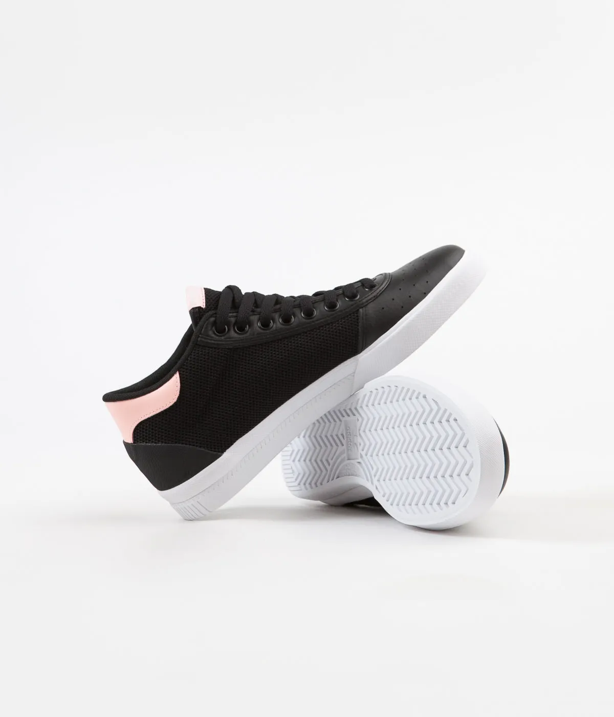 Adidas Lucas Premiere Mid Shoes - Core Black / White / Haze Coral