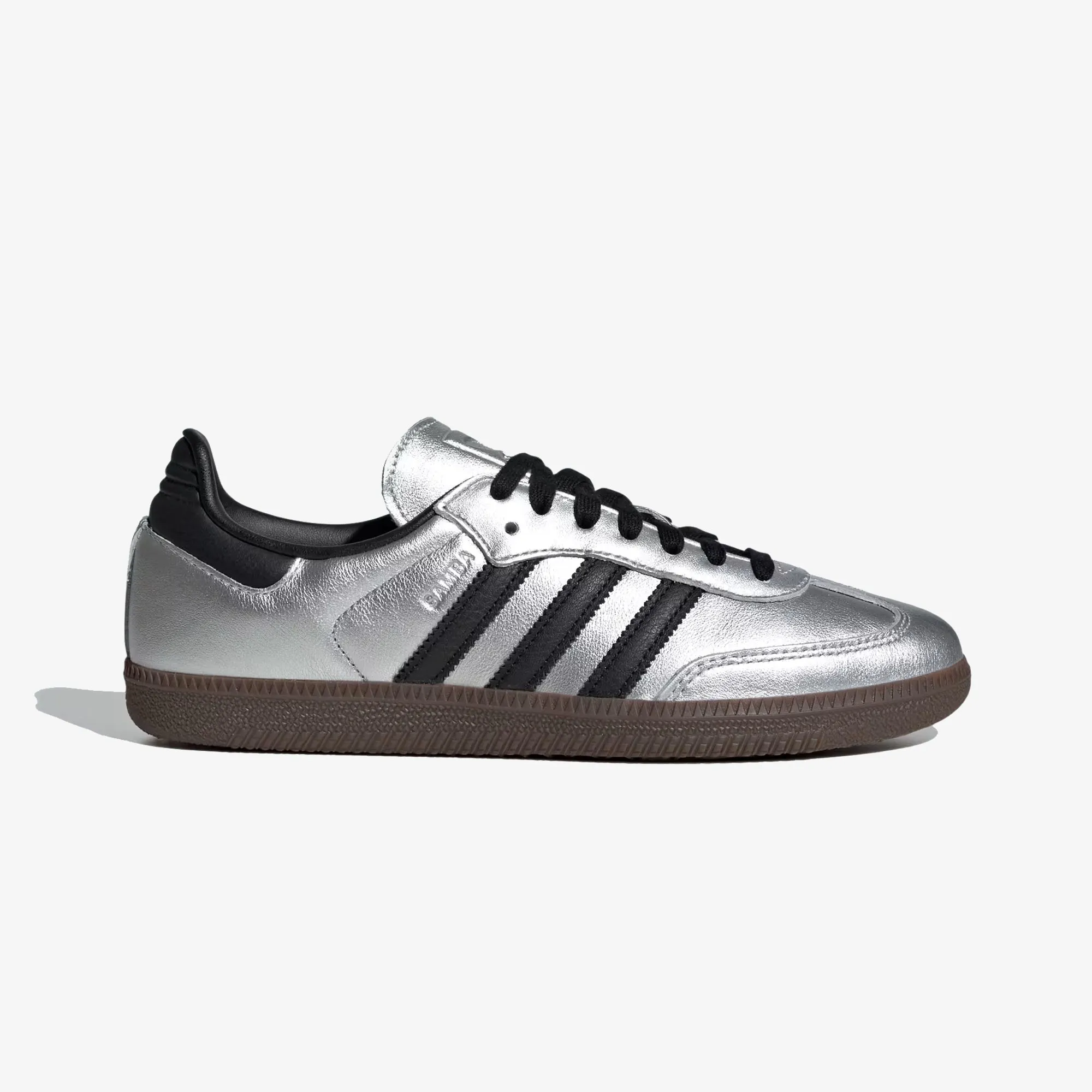 ADIDAS ORIGINALS | WMN'S SAMBA OG { SILVER METALLIC/CORE BLACK