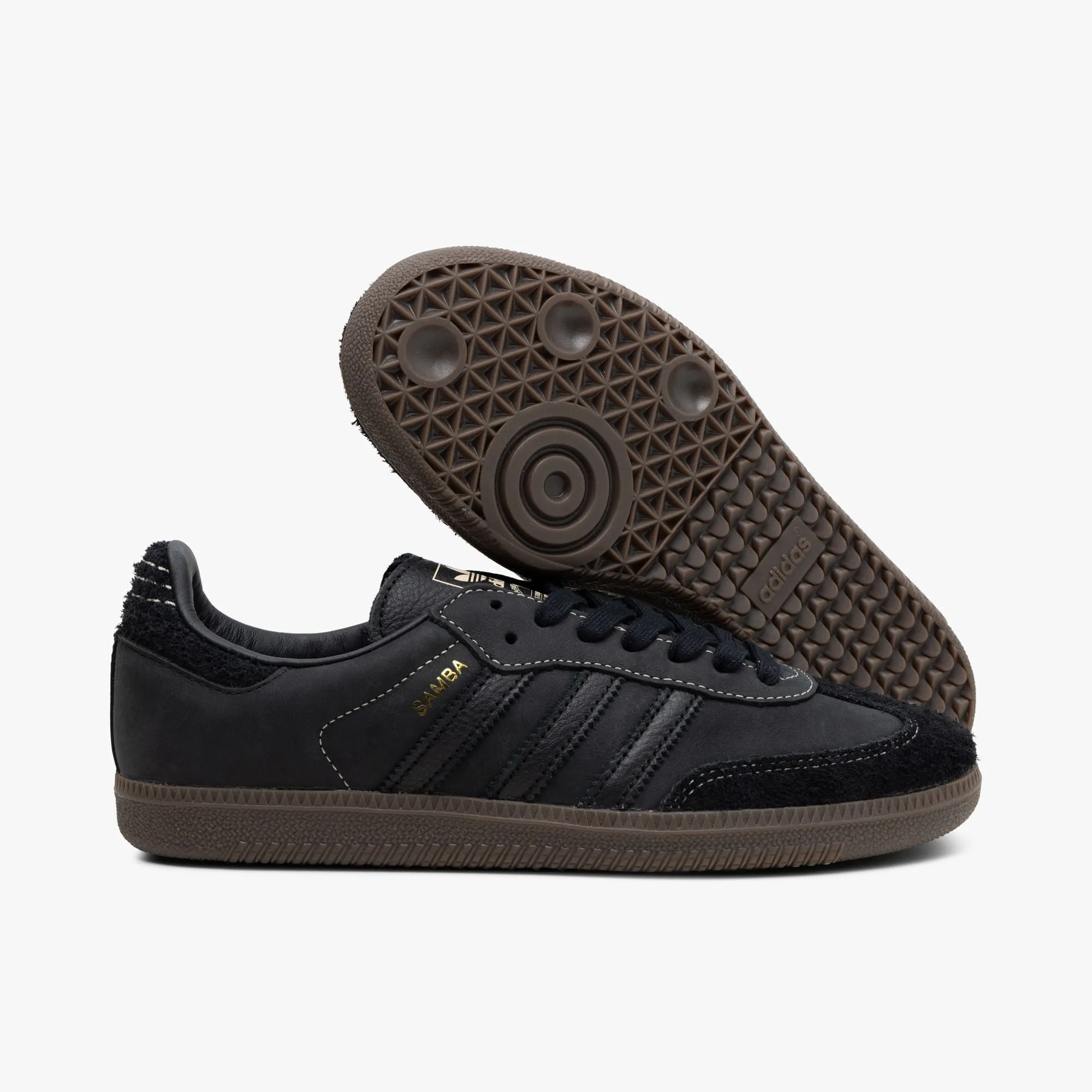 adidas Originals Women's Samba OG Core Black / Core Black - Crystal Sand