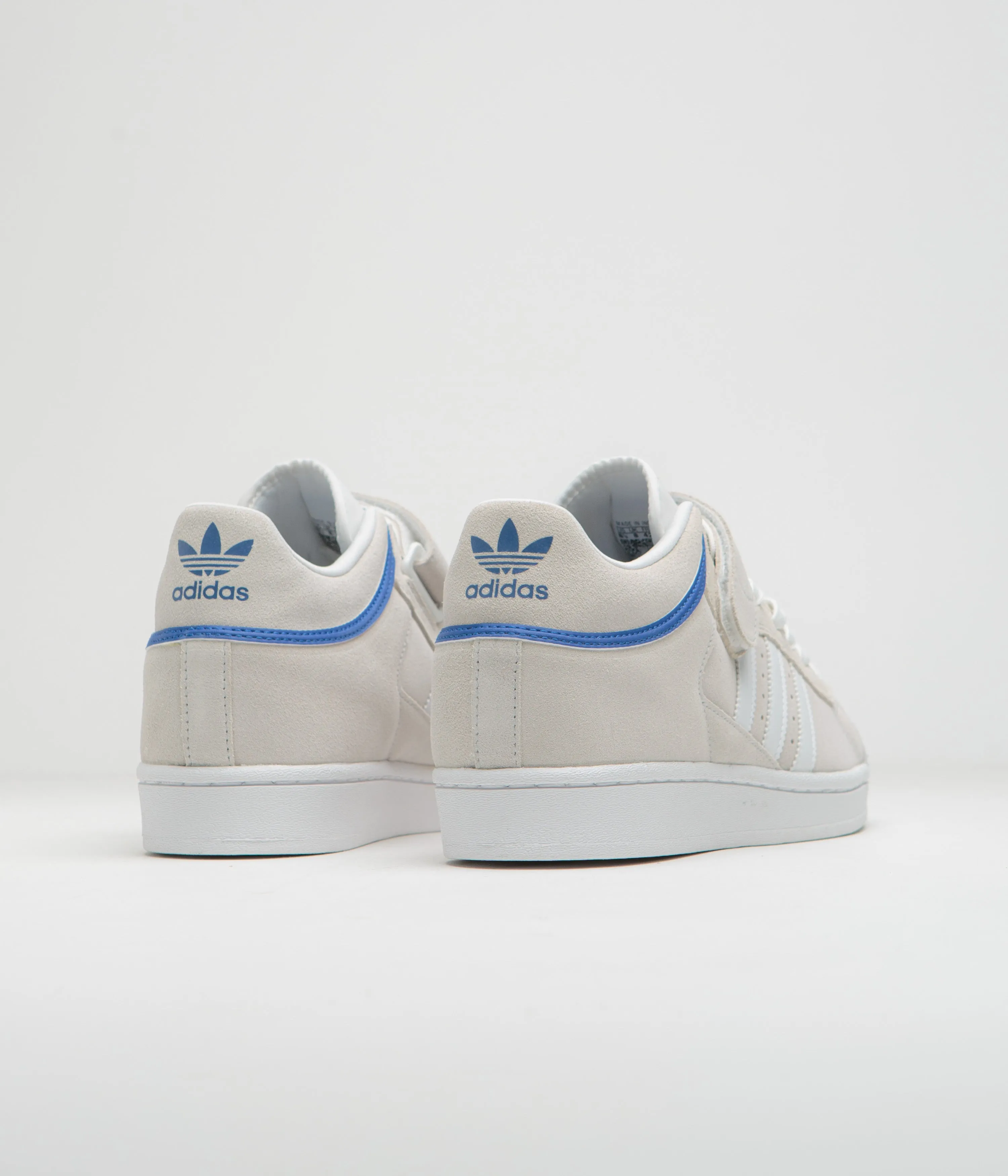 Adidas Pro Shell ADV Shoes - Crystal White / FTWR White / Team Royal Blue