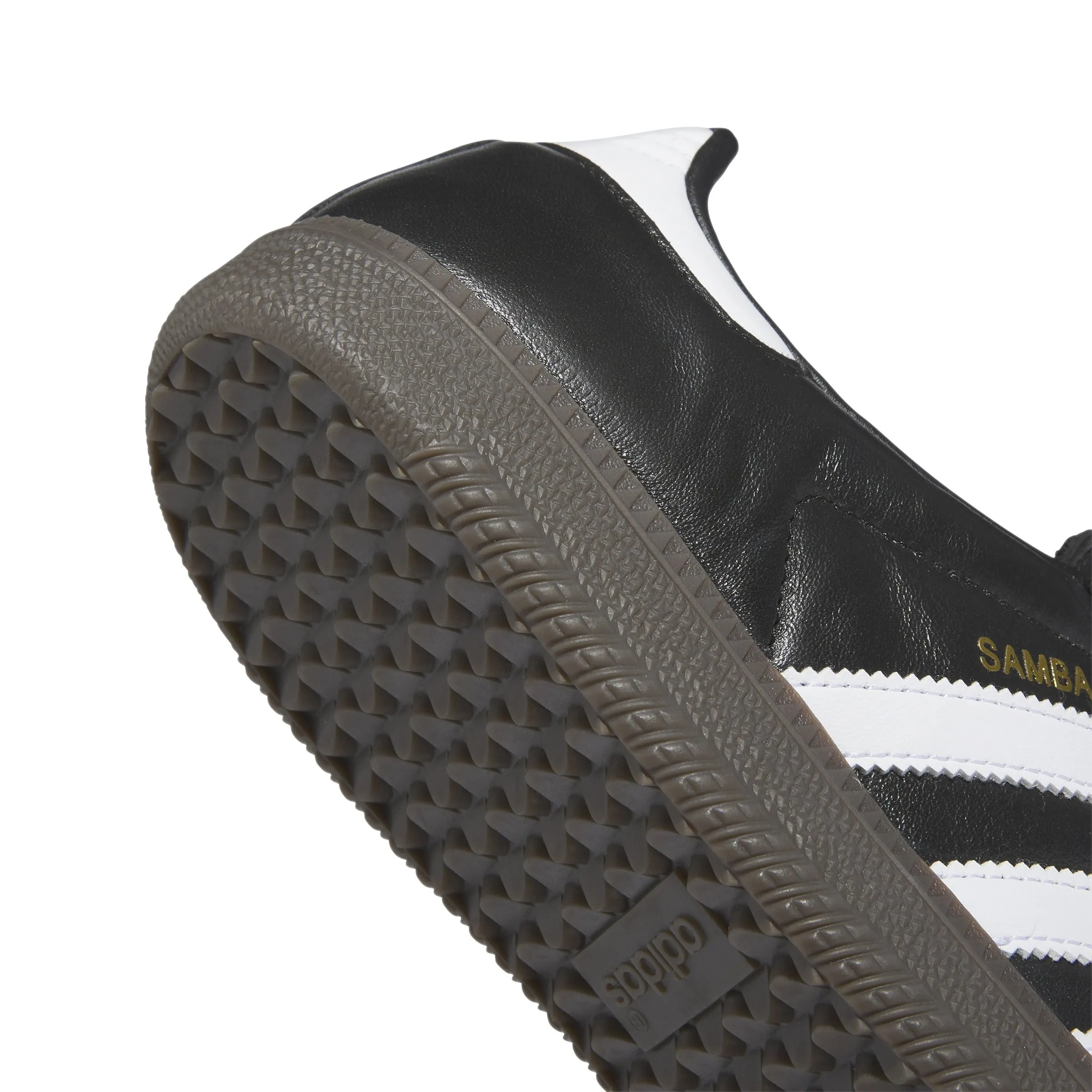 Adidas - Samba ADV in Core Black/Cloud White/Gold Metallic