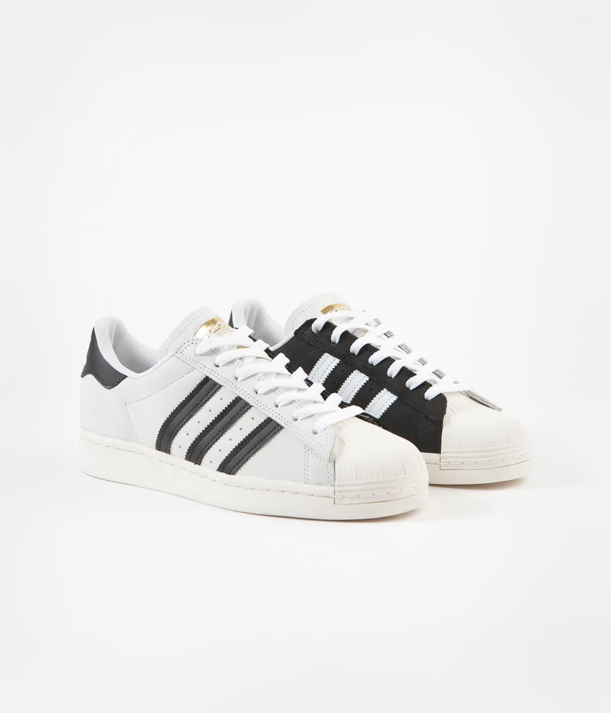 Adidas Superstar Shoes - 2 Tone / White / Core Black / Gold Metallic