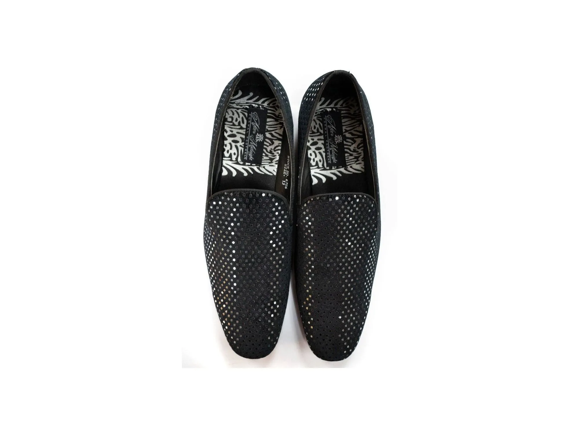 After Midnight Velour with Sequin Formal Loafer in Black