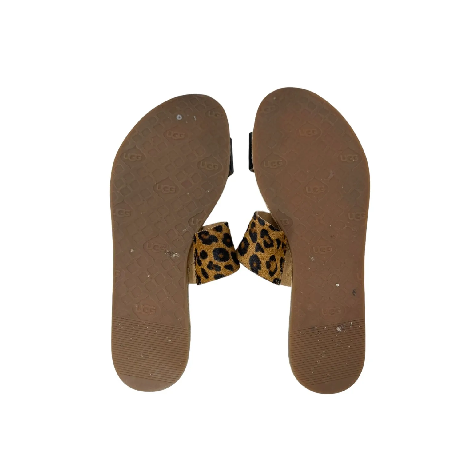 Amalia Leopard Sandal Ugg, Size 8.5