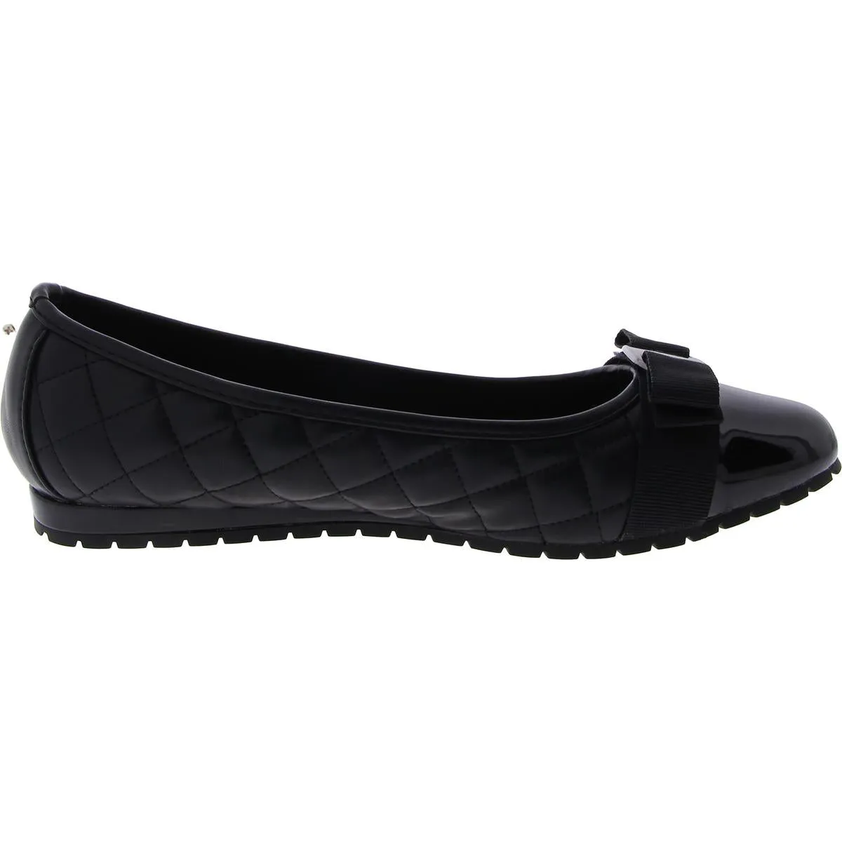 Anne Klein Womens Gianna Faux Leather Dressy Loafers