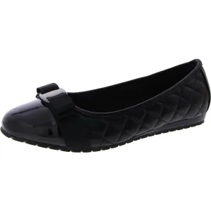 Anne Klein Womens Gianna Faux Leather Dressy Loafers