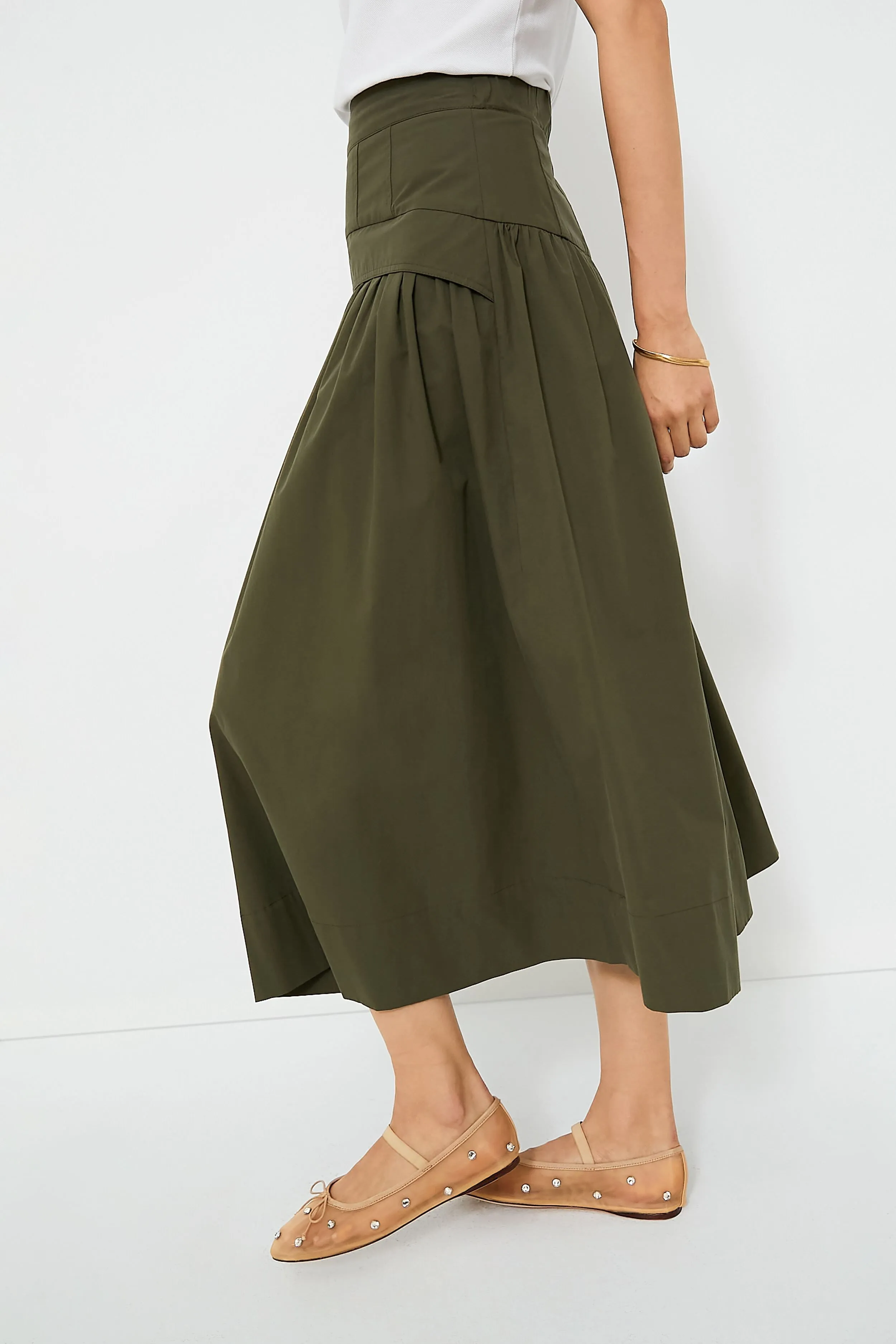 Army Green Jolie Skirt