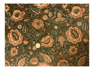 AUTUMN SPICE Pattern Upholstery / Furnishing velvet - 140 cms - 330 gsm