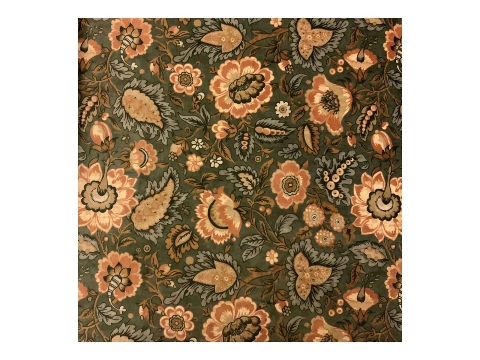 AUTUMN SPICE Pattern Upholstery / Furnishing velvet - 140 cms - 330 gsm