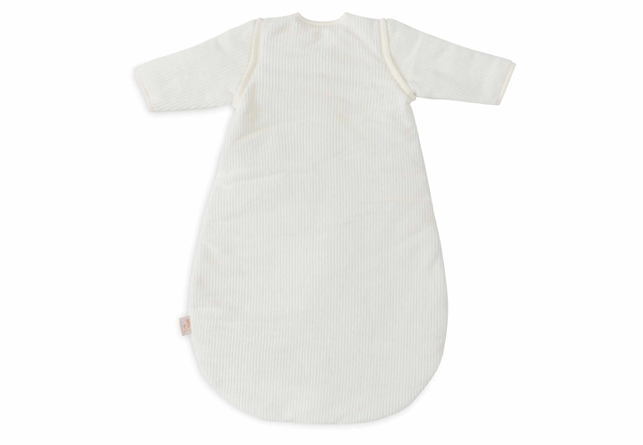 Baby Sleeping Bag with Removable Sleeves 70cm Rib - Ivory