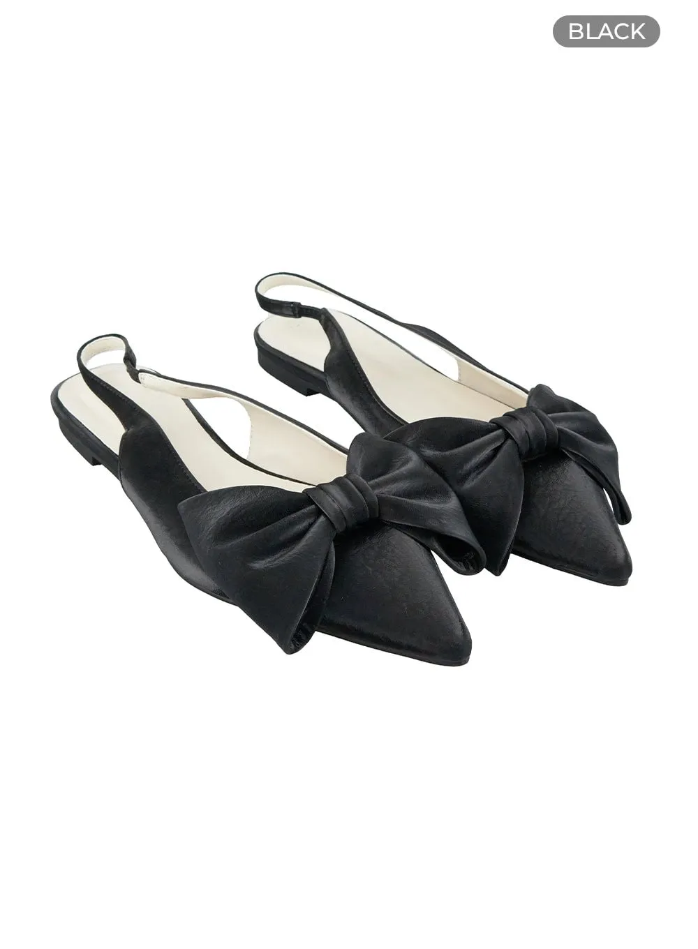 Ballet Bowknot Pointed Toe Flats OY427