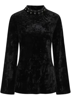 Banned Big Crush Velvet 60's Dress Black