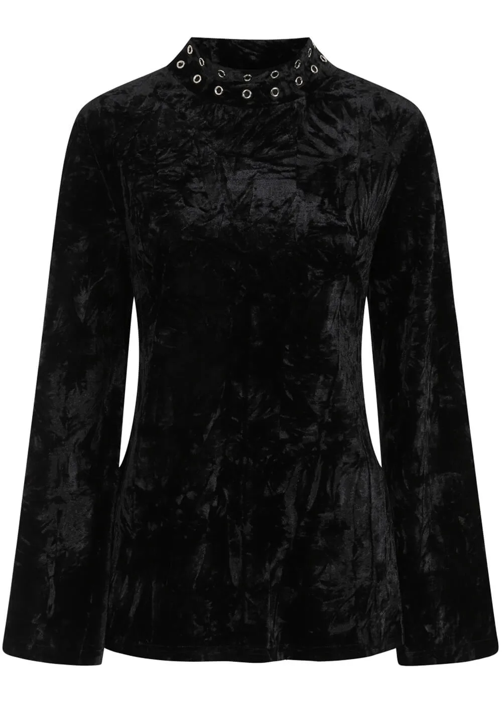 Banned Big Crush Velvet 60's Dress Black