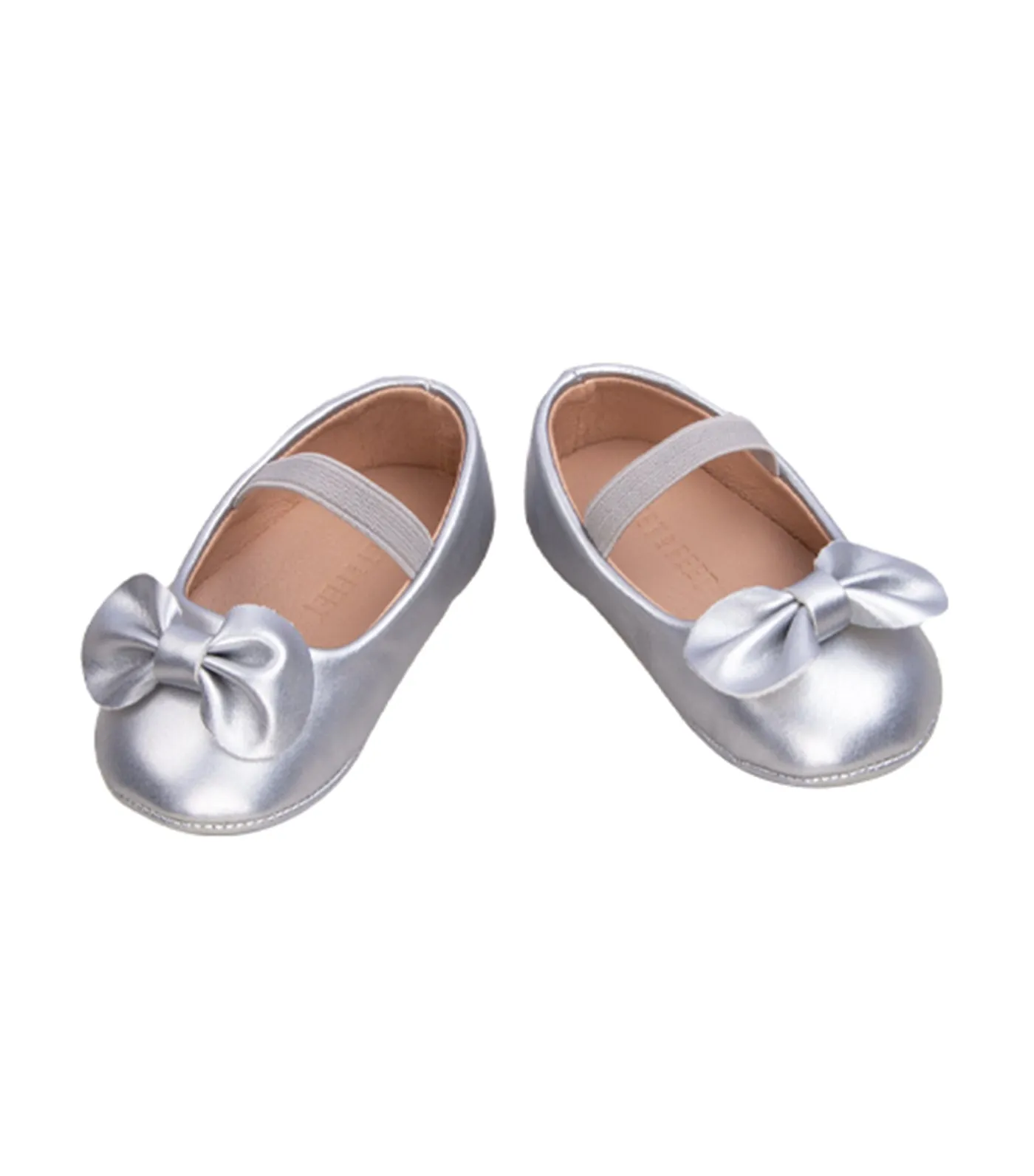 Bee 2 Mary Janes for Toddler Girls - Silver