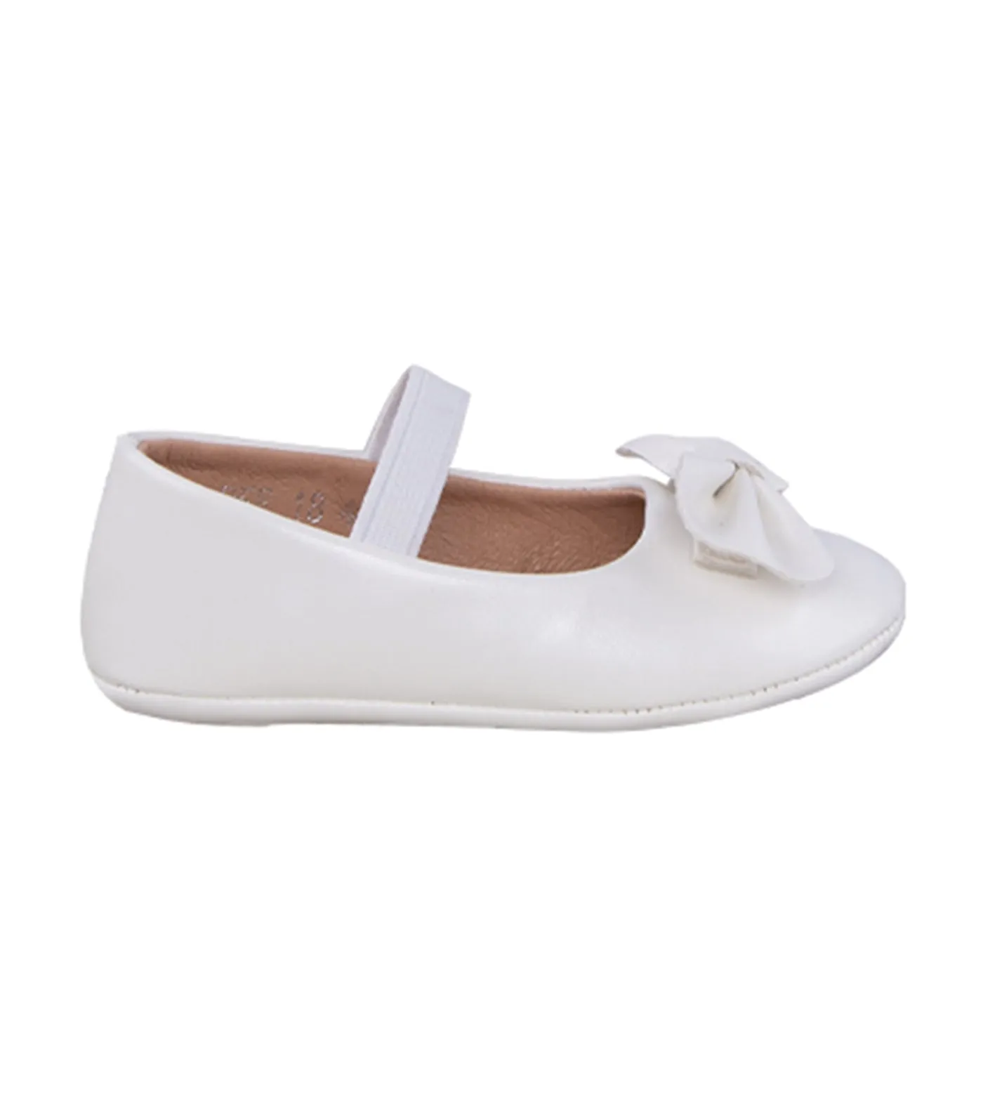 Bee 2 Mary Janes for Toddler Girls - White