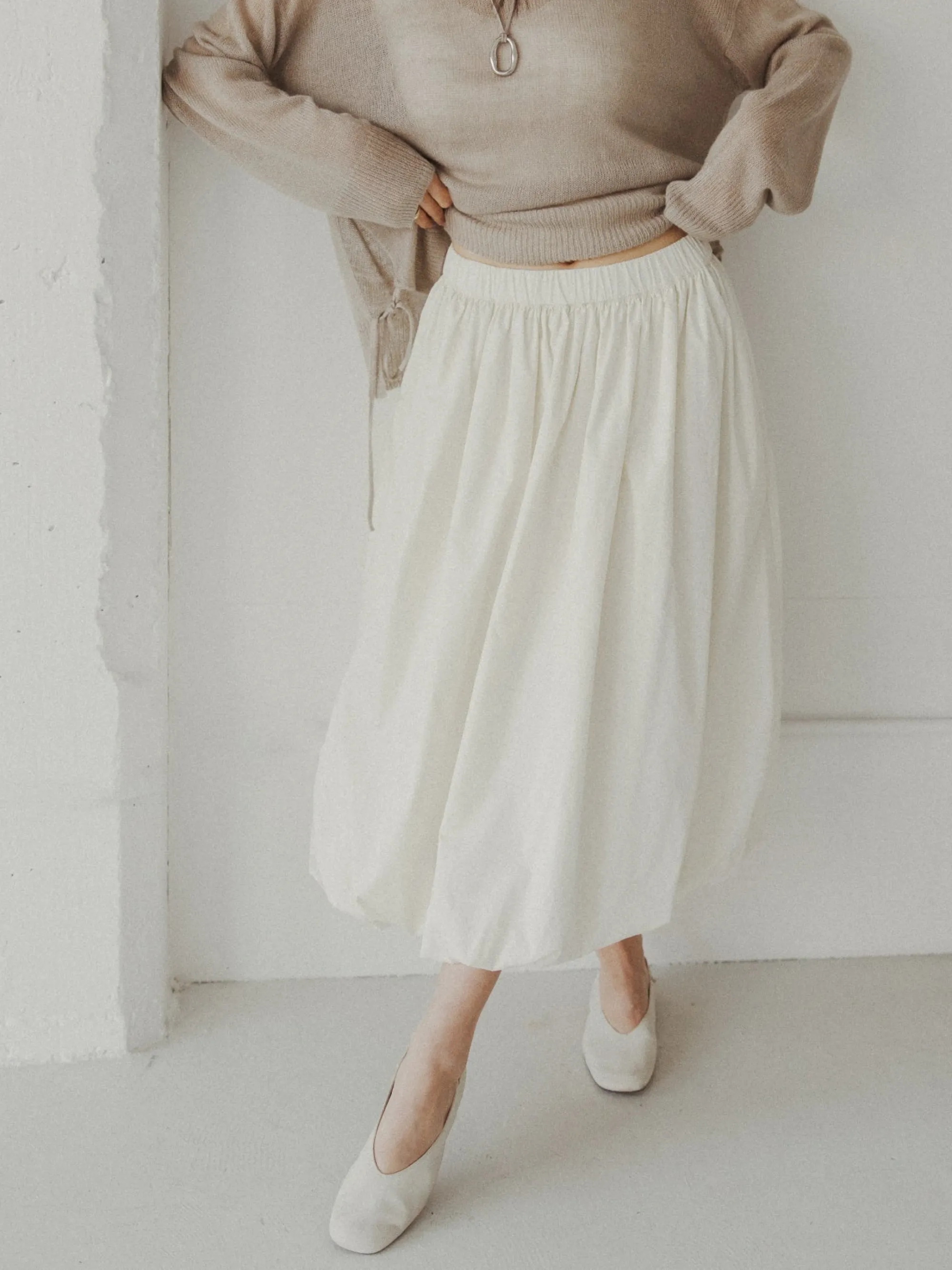 Bella Skirt | Cream