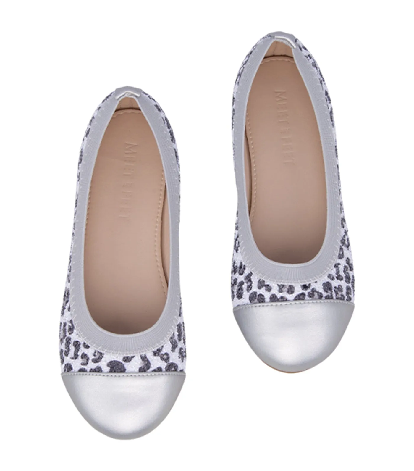 Bianca Kids Flats for Girls - Silver