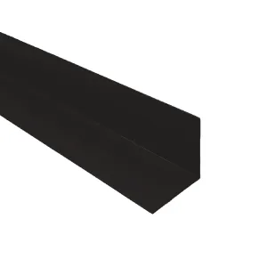 Black 1 Metre UPVC Angle 50 x 50mm Corner Trim