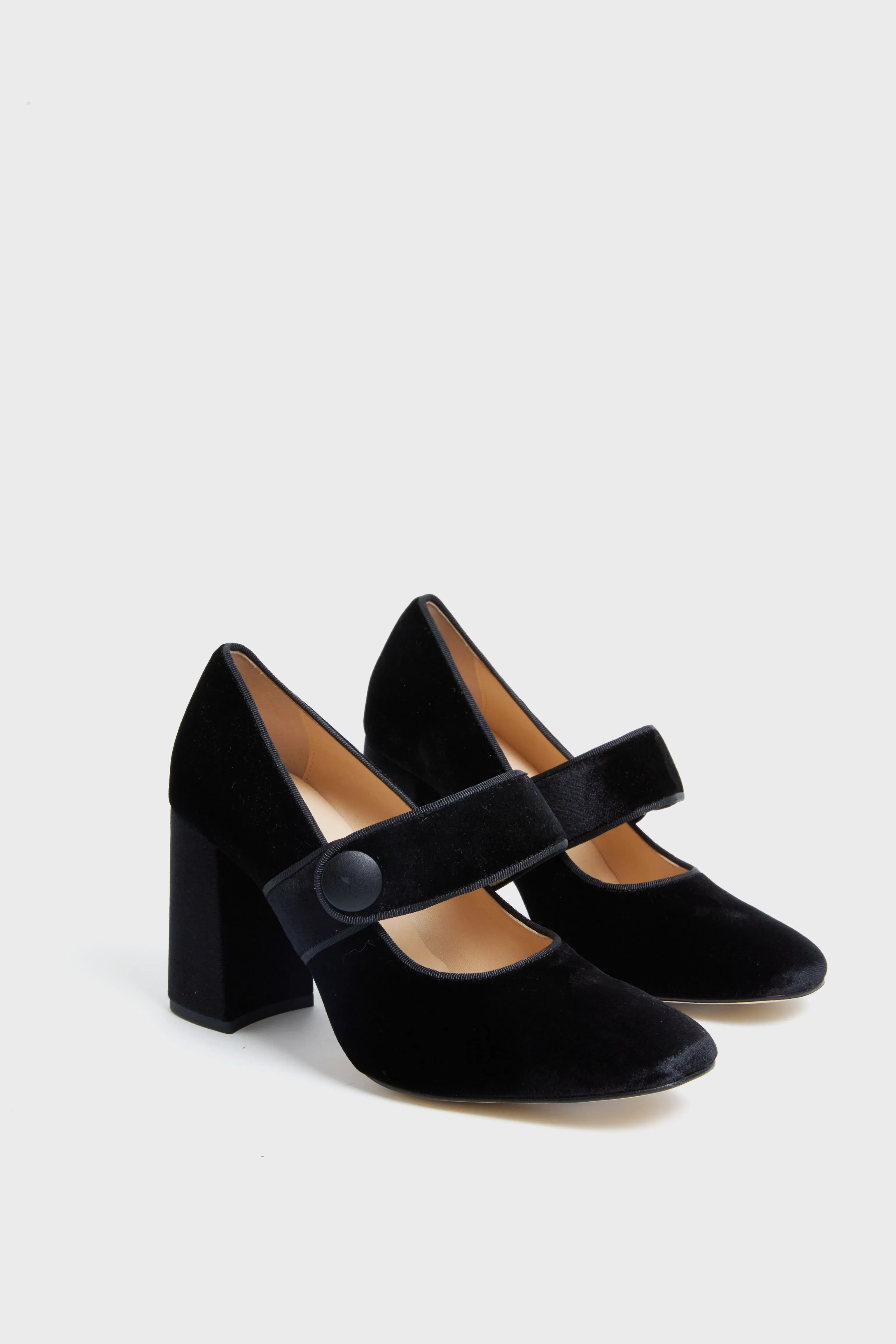 Black Velvet Ellie Heels