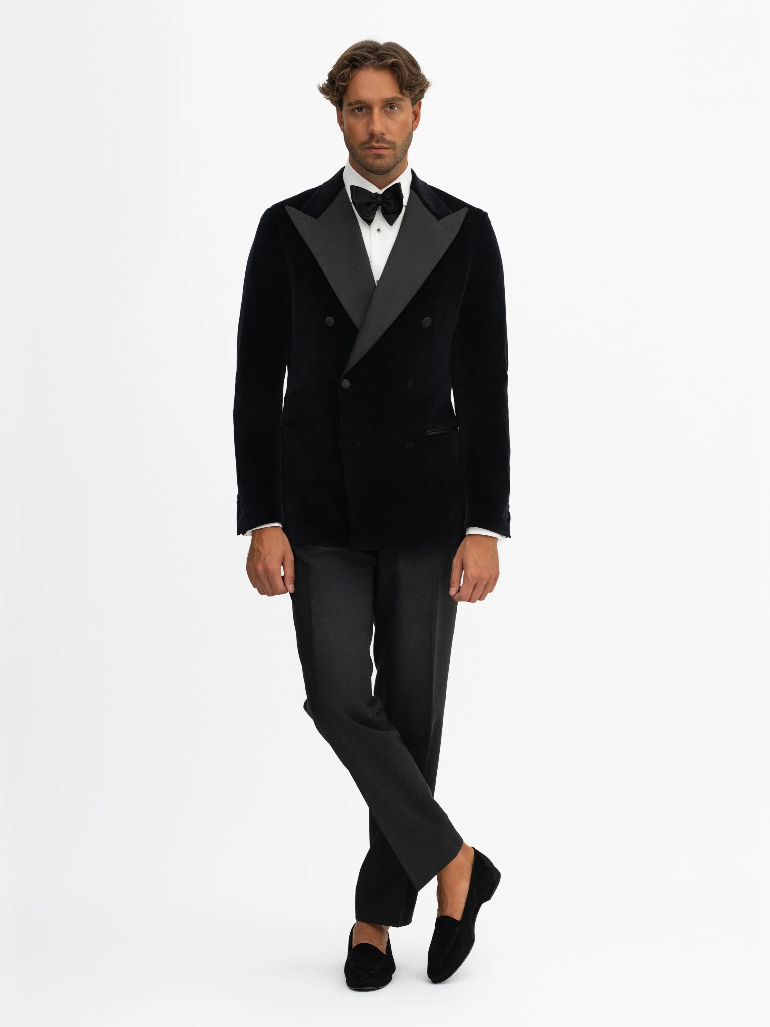 Black Velvet Tuxedo Jacket