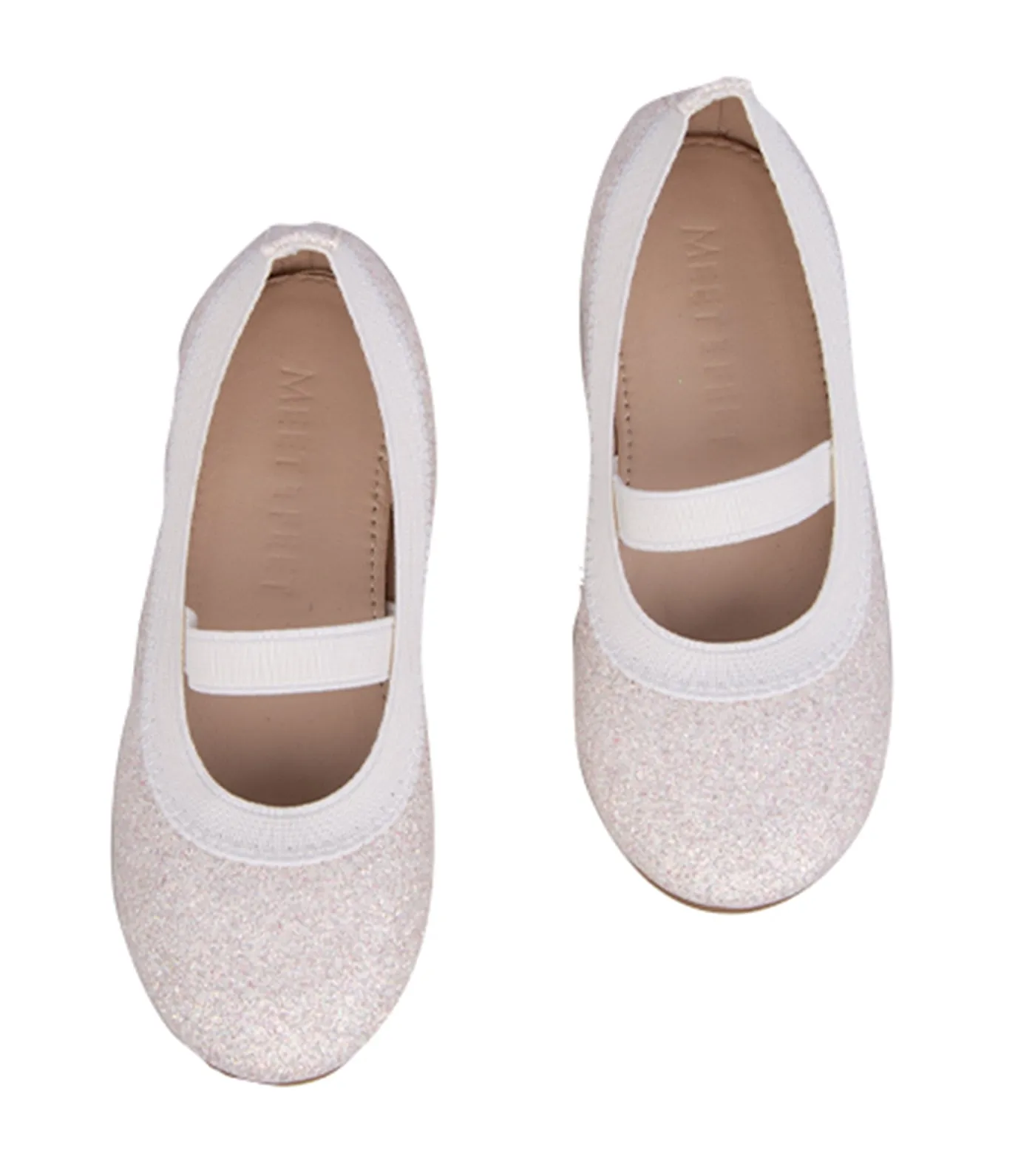 Bliss 2 Kids Flats for Girls - White