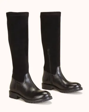 Bottes En Cuir Kerina - Noir