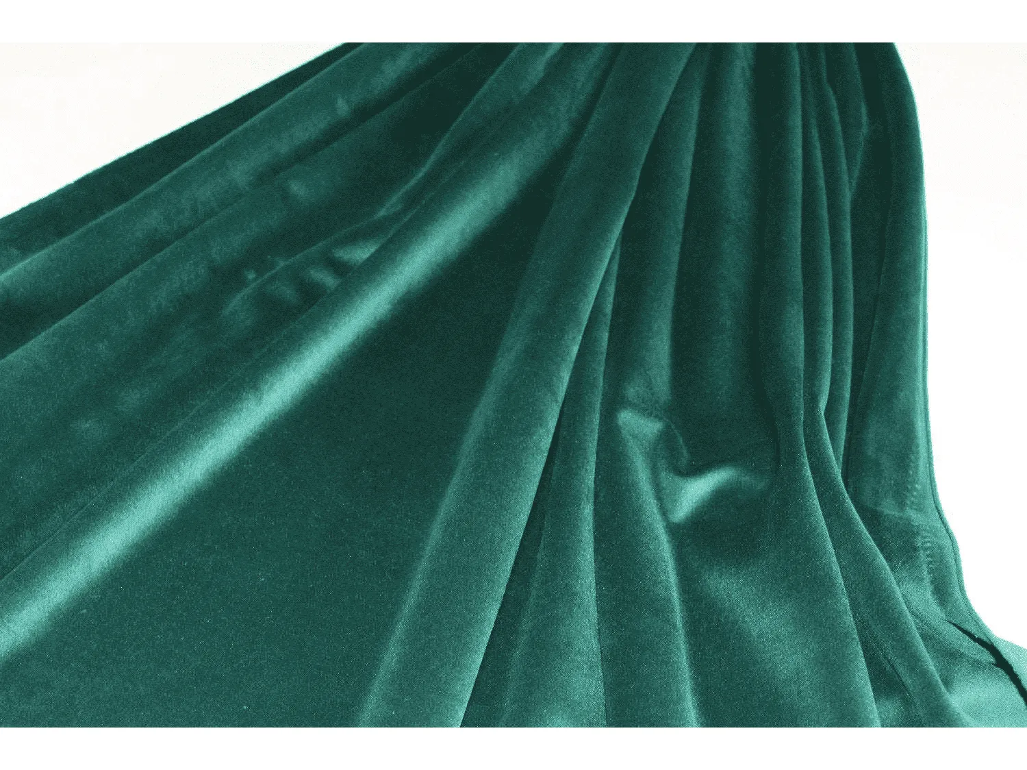 BOTTLE GREEN - Upholstery / Furnishing  velvet - 140  cms - 330 gsm - by Truly Sumptuous