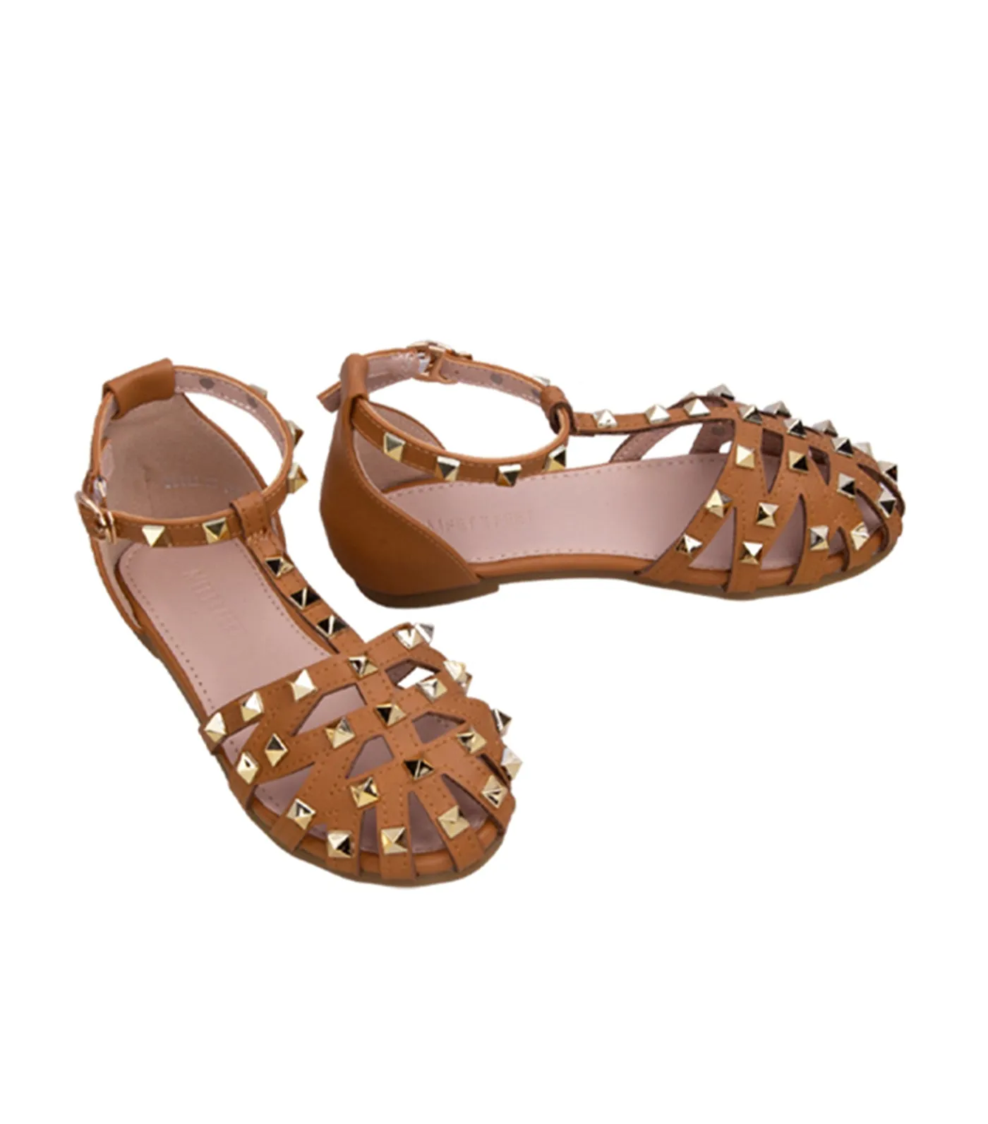 Brana Kids Sandals for Girls - Tan