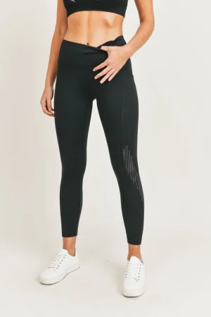 Burnout Splice High-waisted Leggings ~FINAL SALE