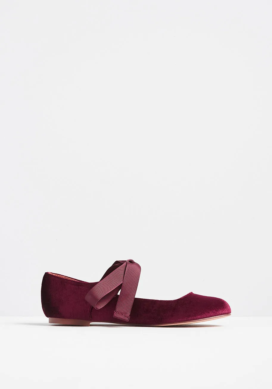 Caught My Eye Velvet Ballet Flat