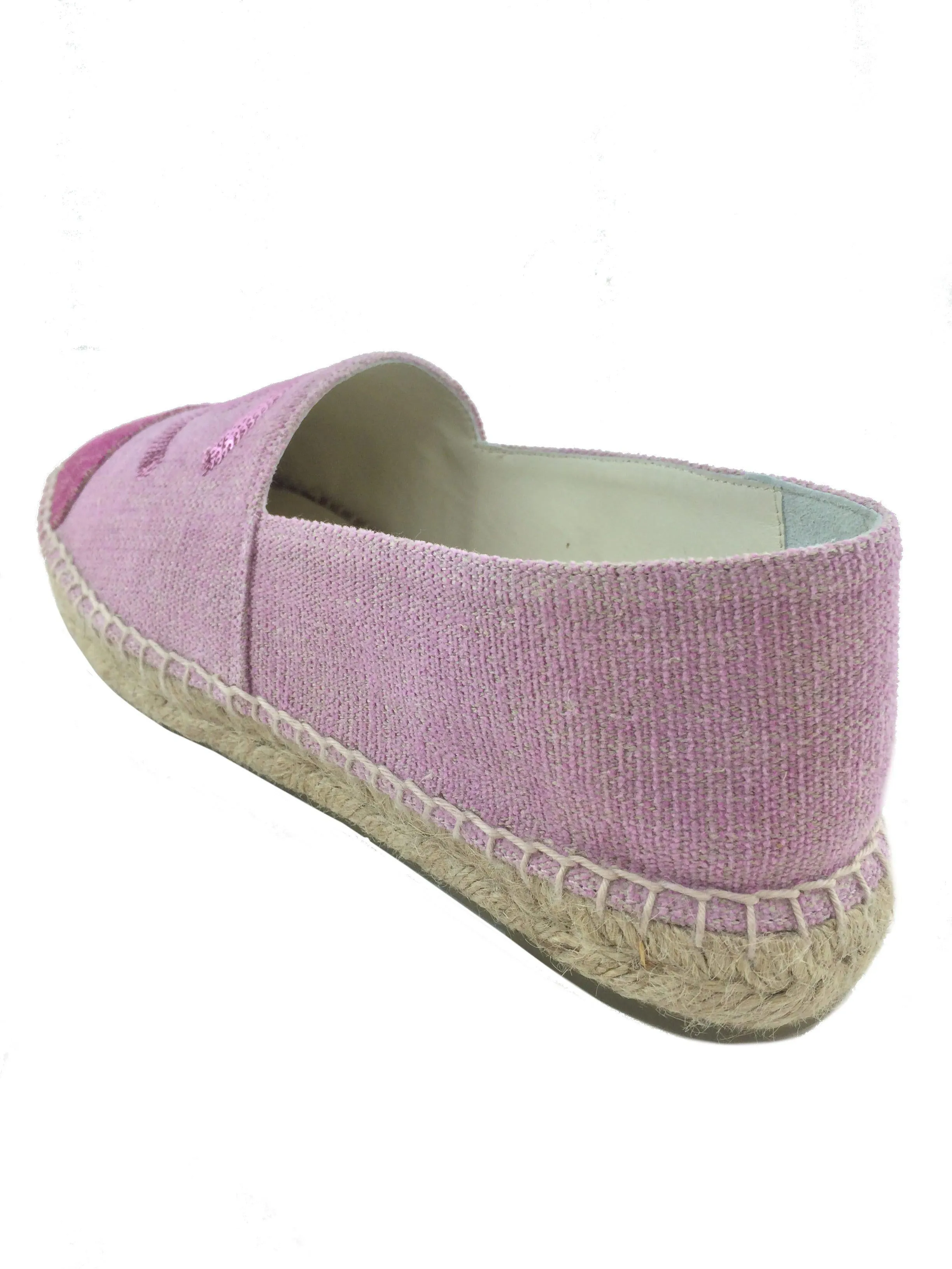 Chanel Canvas Sequins CC Espadrilles Size 10