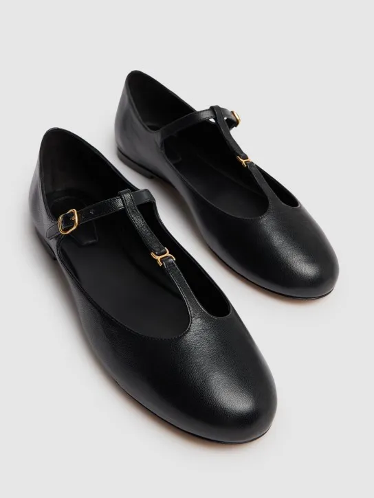 Chloé   10mm Marcie leather Mary Jane flats 