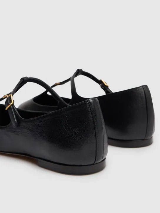 Chloé   10mm Marcie leather Mary Jane flats 