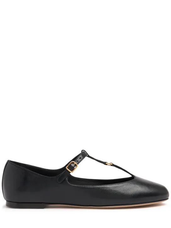 Chloé   10mm Marcie leather Mary Jane flats 