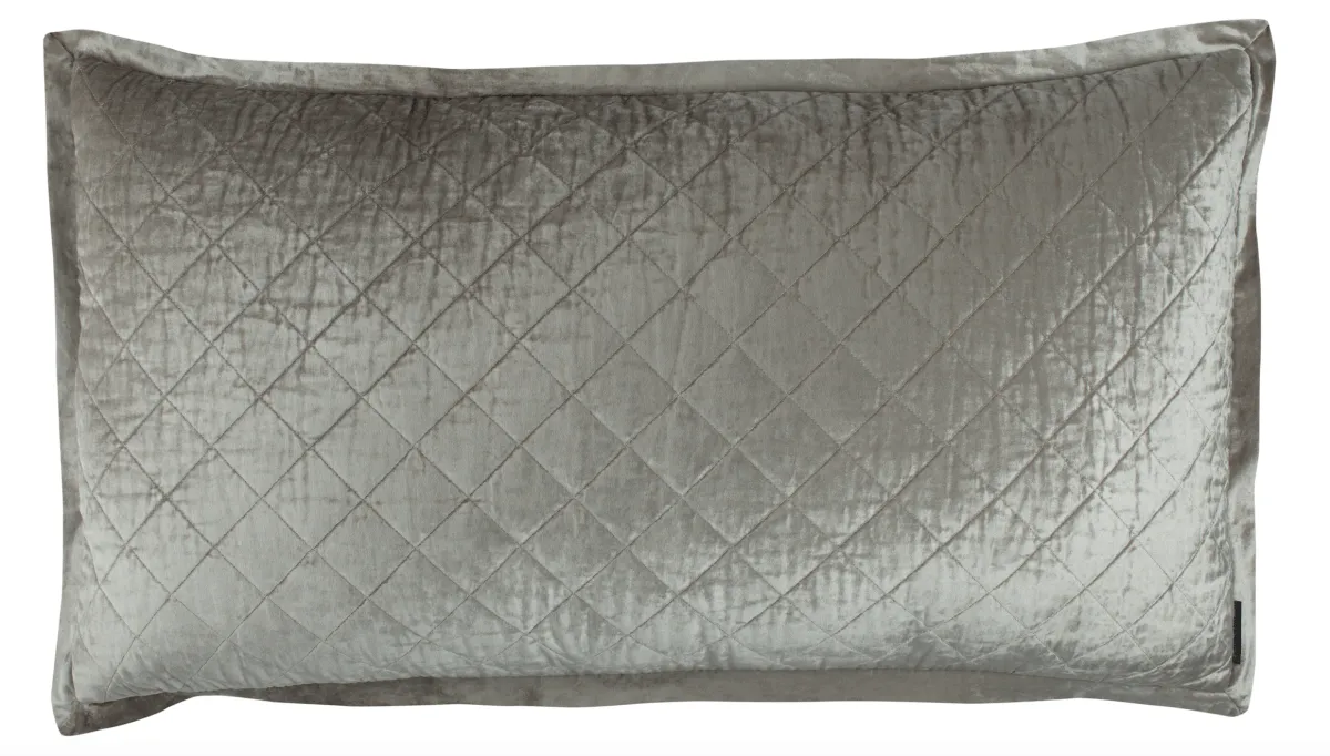 Chloe Ice Silver Velvet Bedding by Lili Alessandra