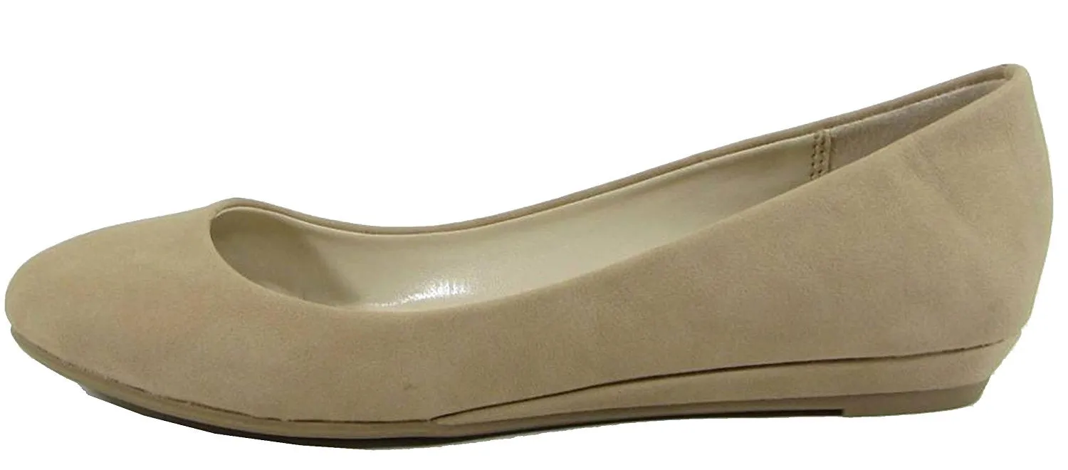 City Classified by Soda Women's Edwin Round Toe Ballet Flats