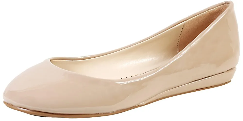 City Classified by Soda Women's Edwin Round Toe Ballet Flats