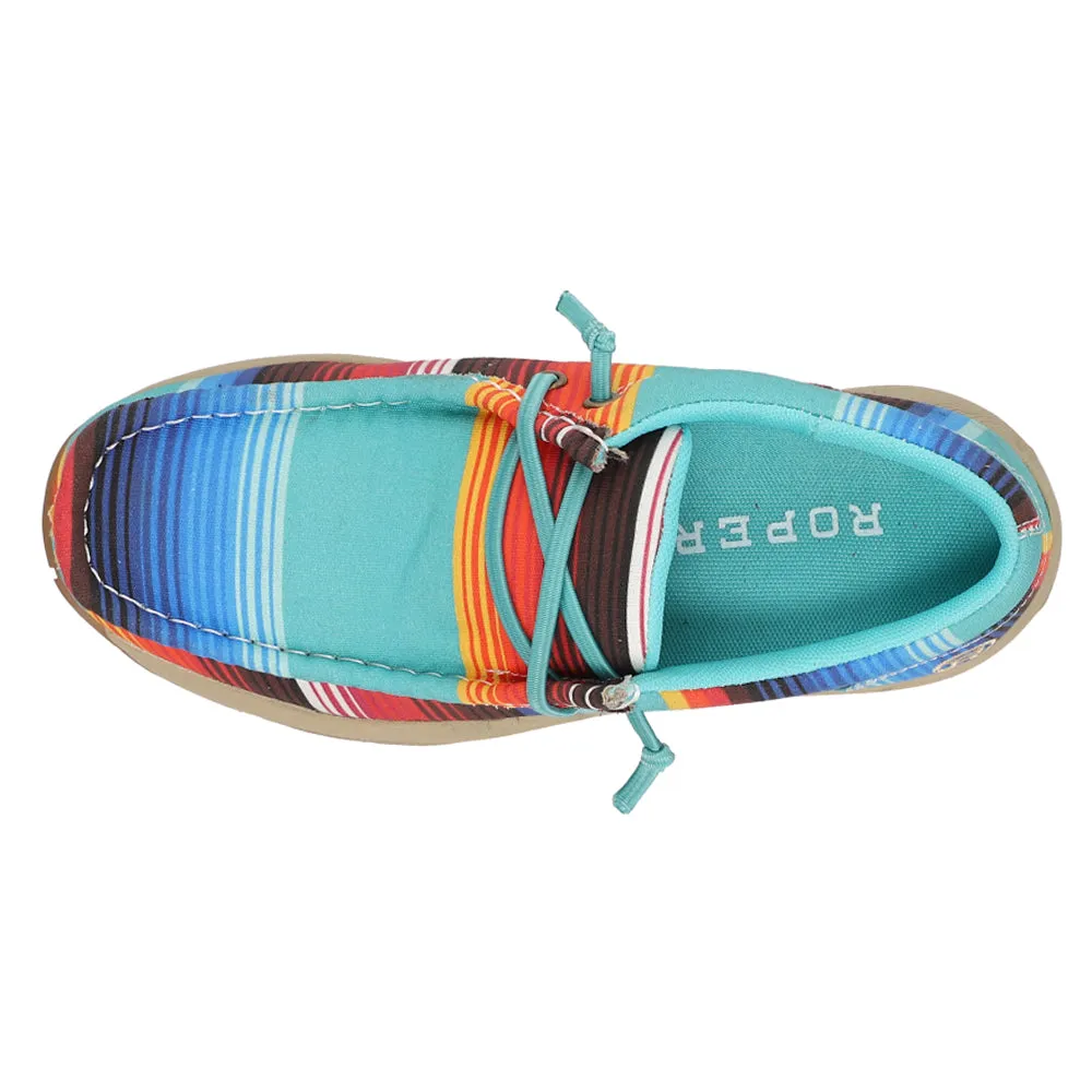 Clearcut Striped Slip On Casual Flats