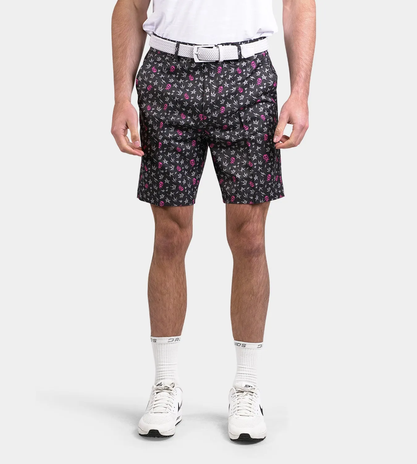 CLIMA GRUNGE SKULLZ SHORTS - BLACK